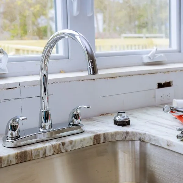 Kitchen sink installation