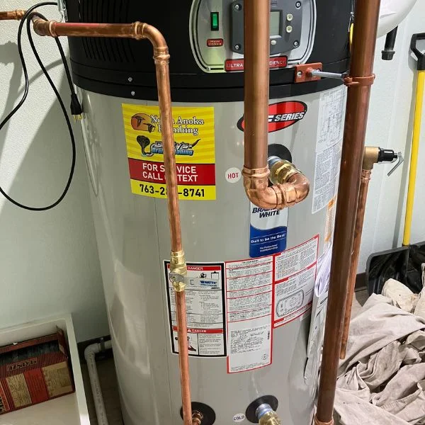 New water heater installed